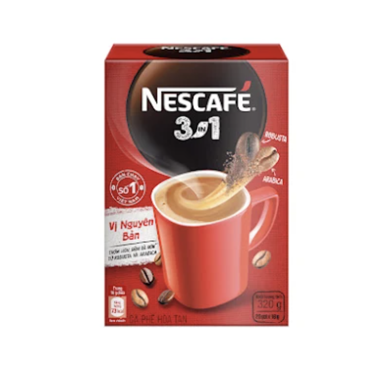 Cà phê hoà tan NESCAFÉ 3IN1 vị nguyên bản